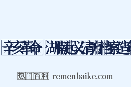 辛亥革命·湖南起义清方档案造句是什么意思的图片